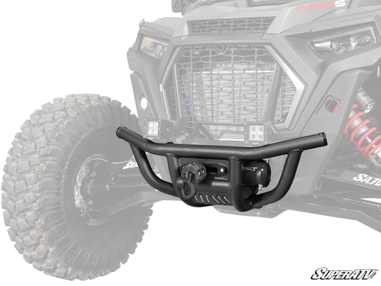 SuperAtv POLARIS RZR XP TURBO S WINCH-READY FRONT BUMPER