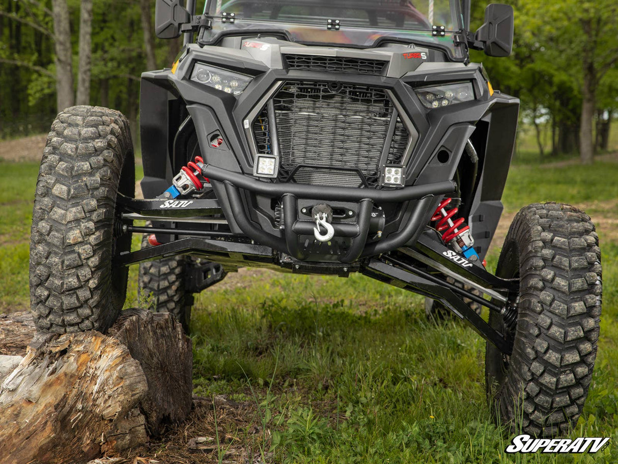 SuperAtv POLARIS RZR XP TURBO S WINCH-READY FRONT BUMPER